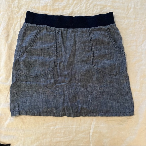 Toad&Co Blue Mini Skirt - Picture 1 of 7
